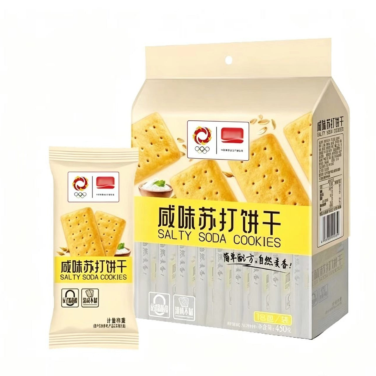 Panpan Salted Soda Crackers 450g 1 pack