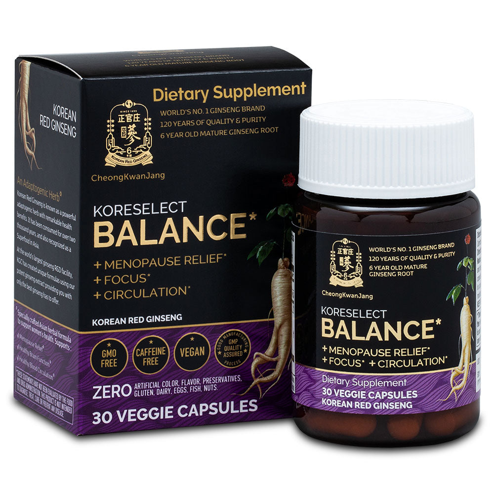 Women's Balance Korean Red Ginseng Capsule - Koreselect 30 Pills 0.16 磅