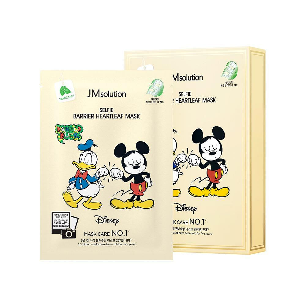 JMsolution Disney Selfie Barrier Heartleaf Mask 10pcs/ 1 box