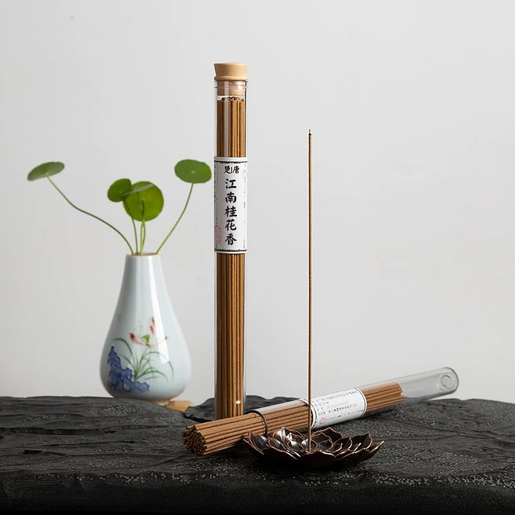 天然香沉香线香盘香家用茶室瑜伽熏香-江南桂花香