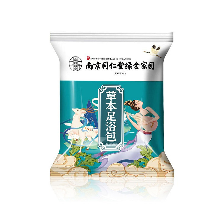 中国 南京同仁堂 十二味草本泡脚足浴包 6g*30包/盒