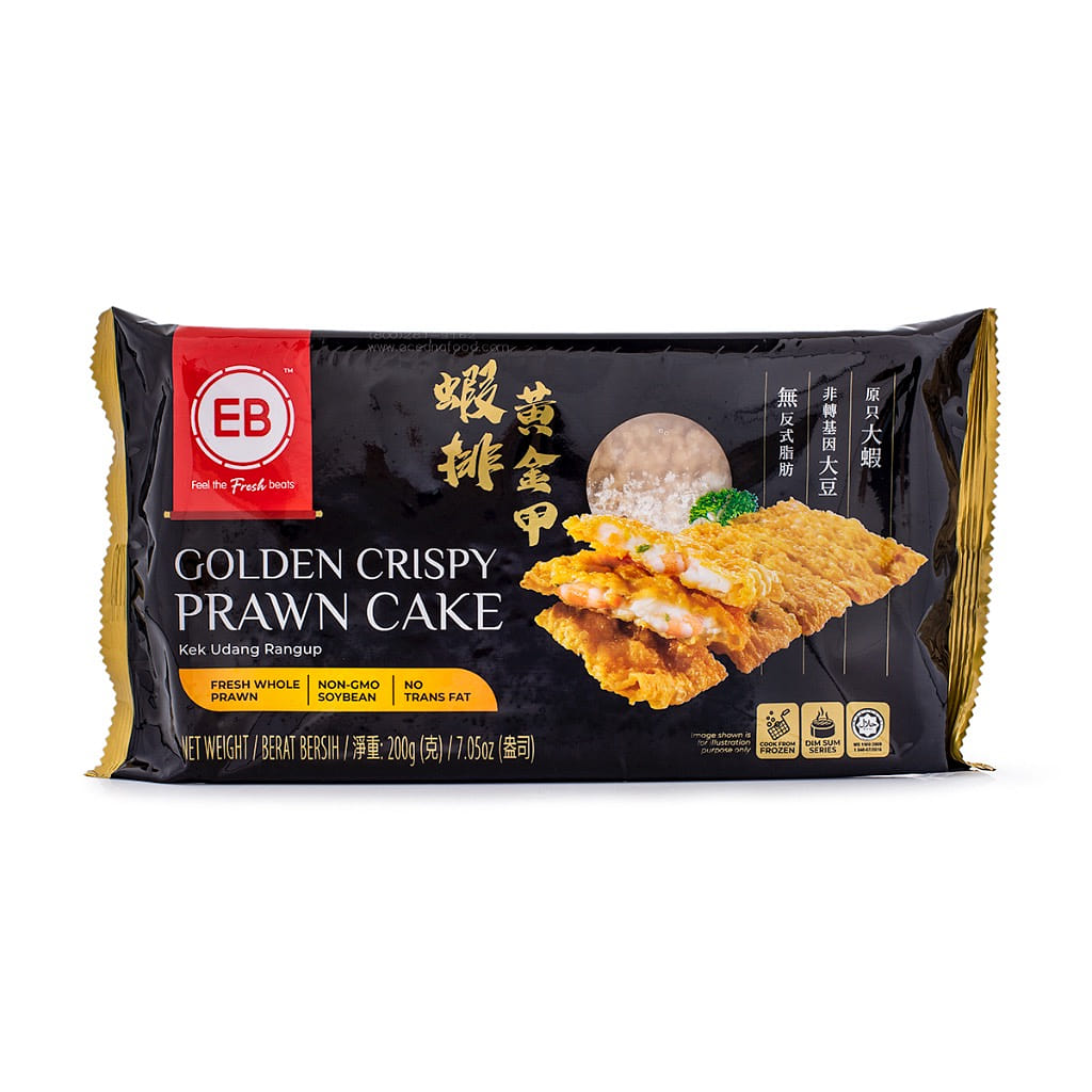 EB Golden Crispy Prawn Cake, Frozen 200 g