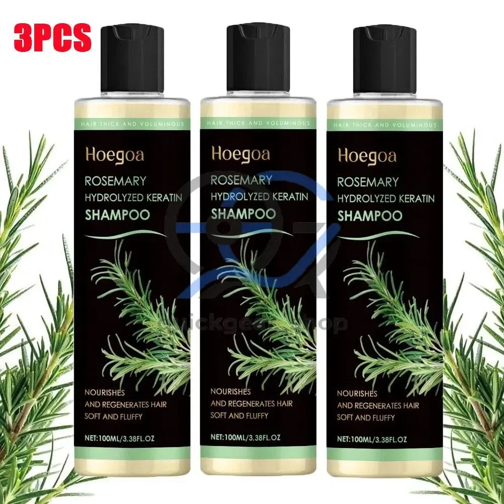 3 Pack Rosemary Hair Growth Shampoo Hydrolyzed 3 pack