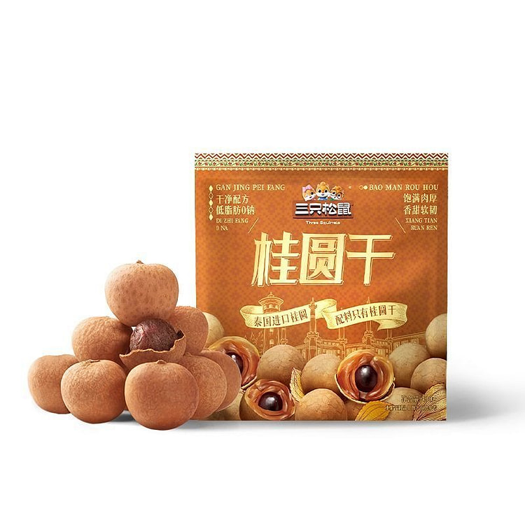 Three Squirrels Dried Longan 400g 400 g