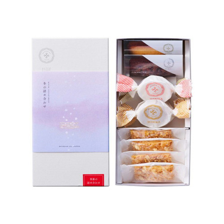 HIBIKA Winter Cookies Gift Box 10 Pieces