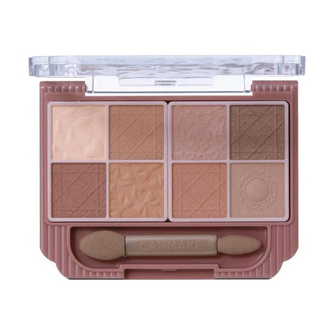 Eight-color eyeshadow palette..