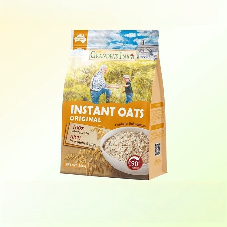 爷爷的农场澳洲100%纯燕麦片500g/袋 1 份