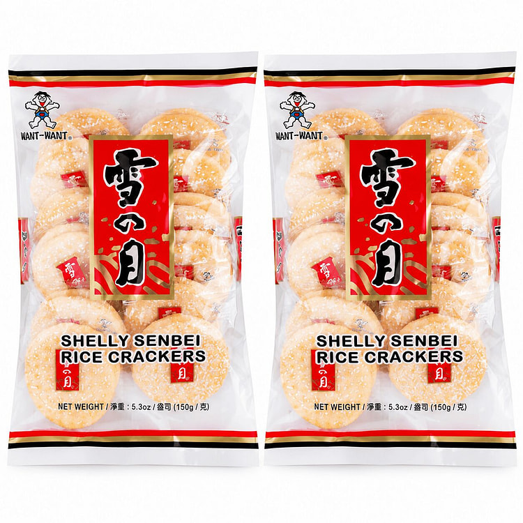 Want Want Shelly Senbei Crackers 2 Pack 150 g