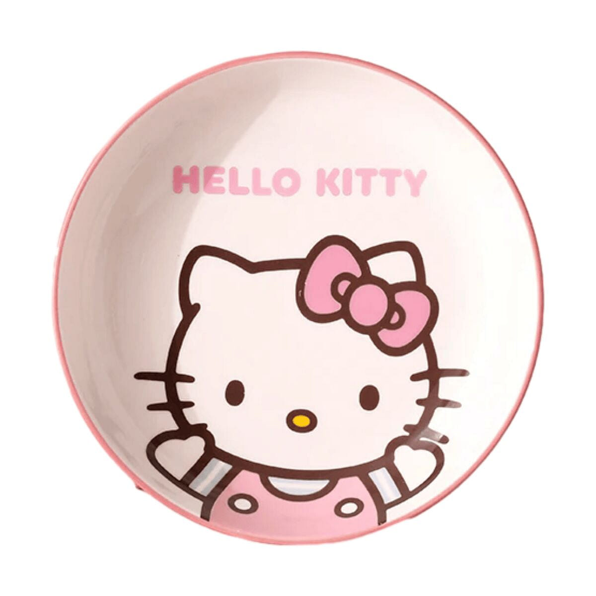 Ceramic Plate Salad Plate – Hello Kitty (7 Inches) 1 count
