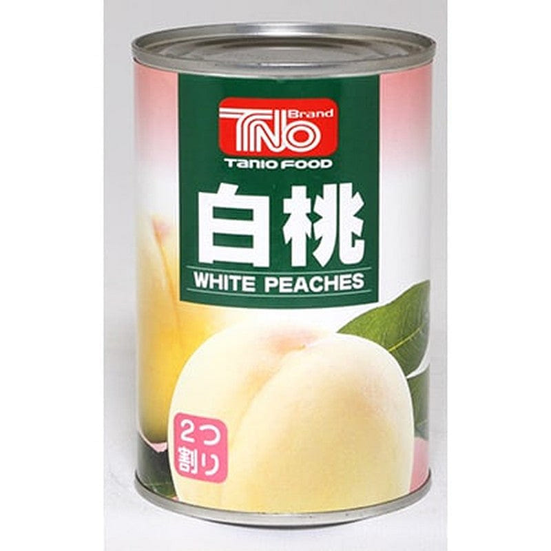 Tanio Shokuryo Kogyo White Peach Half Can, 425g 1 each