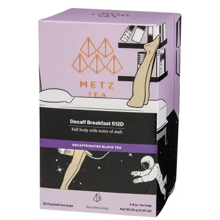 METZ 低咖啡因大早餐茶 | 精品无负担红茶 25 包