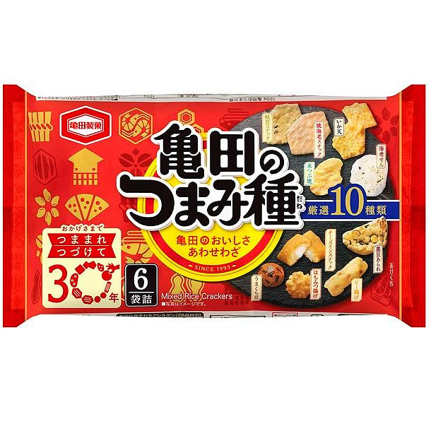 Kameda Mixed Rice Crackers 6 bags 120g