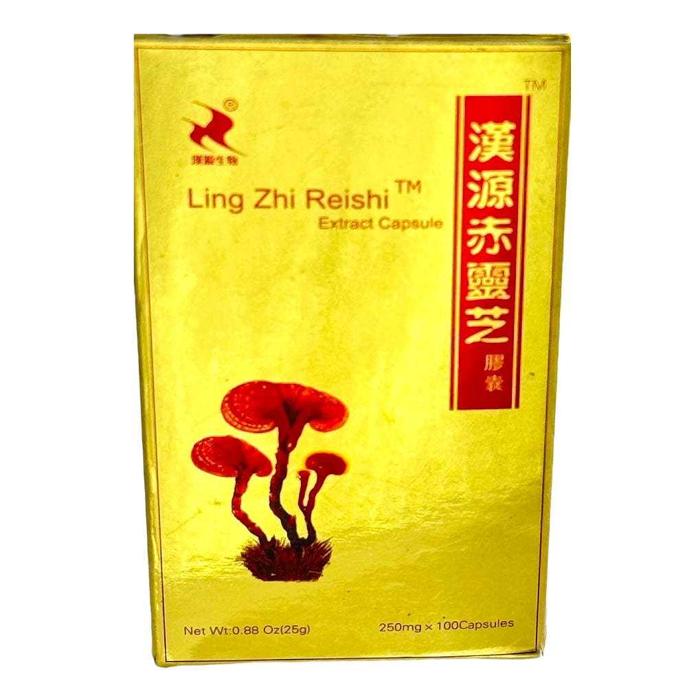 HMT Ling Zhi Reishi Extract Ganoderma Lucidum 100 Capsules for Immunity 1 each