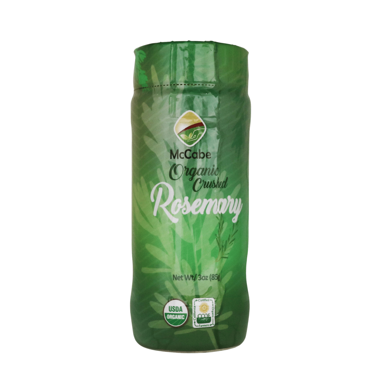 McCabe Organic Crushed Rosemary, 85g, USDA & CCOF Organic Certified, Packed in U 3 オンス