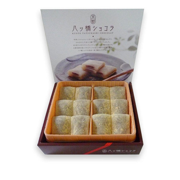 Goten Yatsuhashi Honpo Yatsuhashi Chocolat 12 pcs 1 box