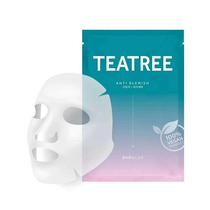 Barulab Teatree Anti Blemish Mask 5pc 1 each