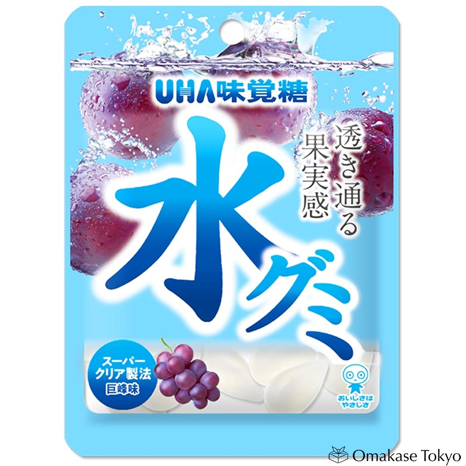 UHA Mikakuto Mizu Gummy Kyoho Grape Candy 40 グラム