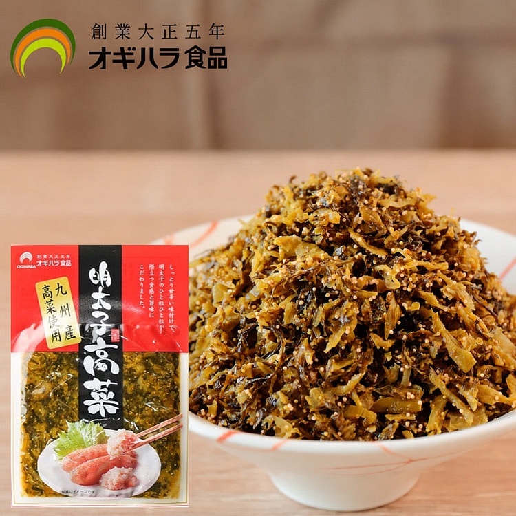 Ogihara Foods Mentaiko Takana Mustard Greens 80g 1 each