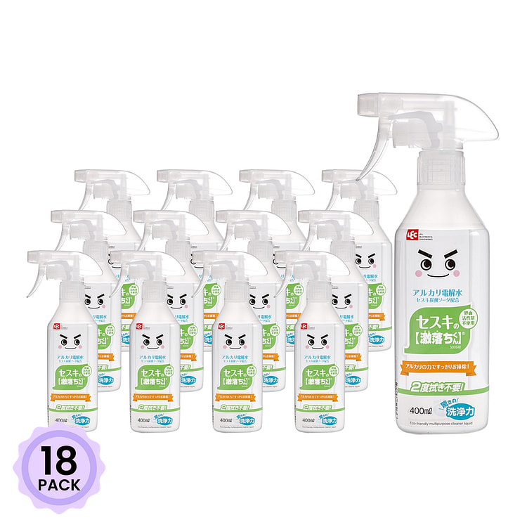 LEC Gekiochi Sesqui Cleaning Spray 400 ml*18 pack