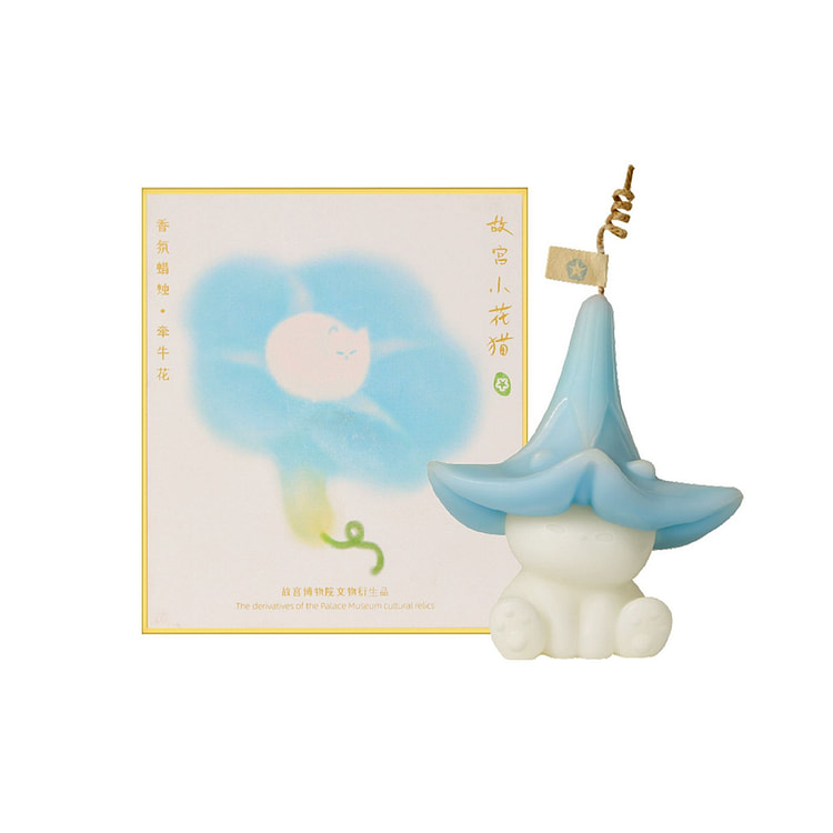 Palace Flower Cat Scented Candle -Morning Glory 1 count