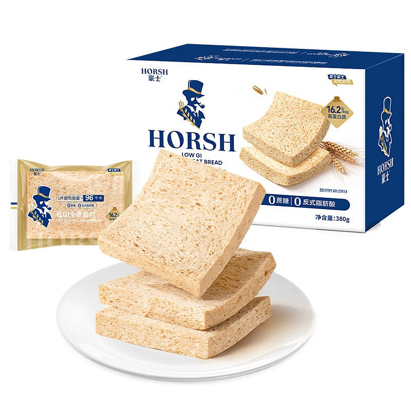 Haus Low GI Whole Wheat Toast Bread 380g 380 g
