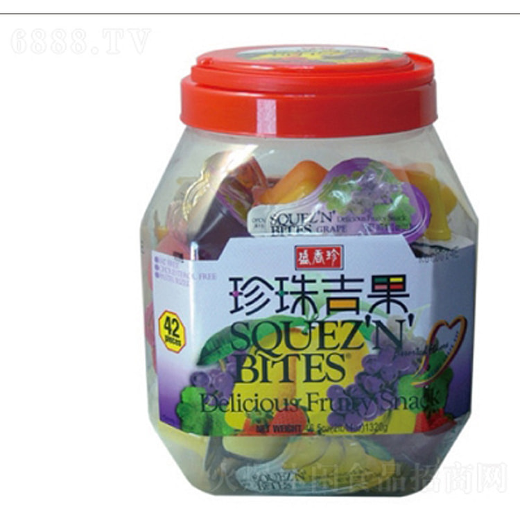 盛香珍 珍珠吉果 果冻  综合口味 42pc 1320 克