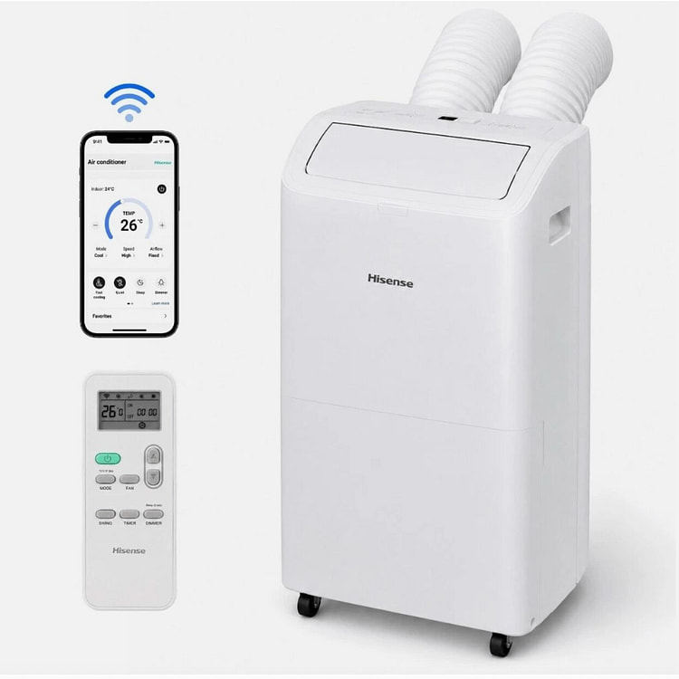 海信 8000 BTU DOE 智能便携式空调 1 盒
