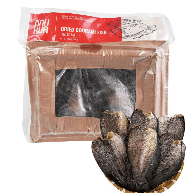 [Anh Kua] Dried Snakeskin Gourami 500g 1 count