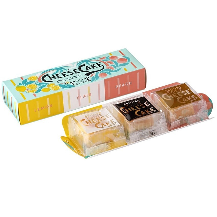 Shiseido 3 Flavors of Cheesecake 3pcs 1 box