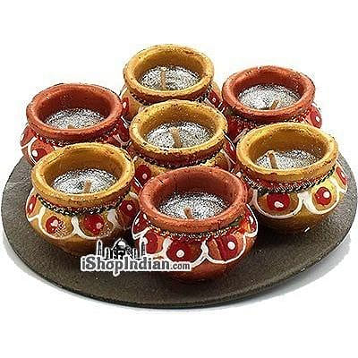 Devi Matki Wax Diya - 7 Pack 7 each