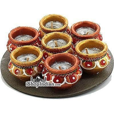 Devi Matki Wax Diya - 7 Pack