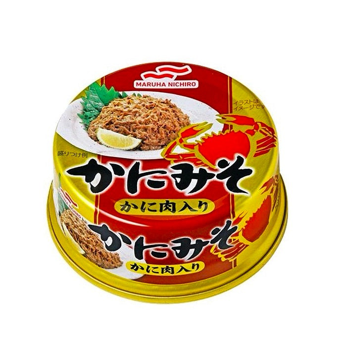 Canned Food Crab Tomalley Miso Paste MARUHA 50g 1 each