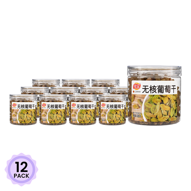 【佳宝】无核青葡萄干 200 克*12 包