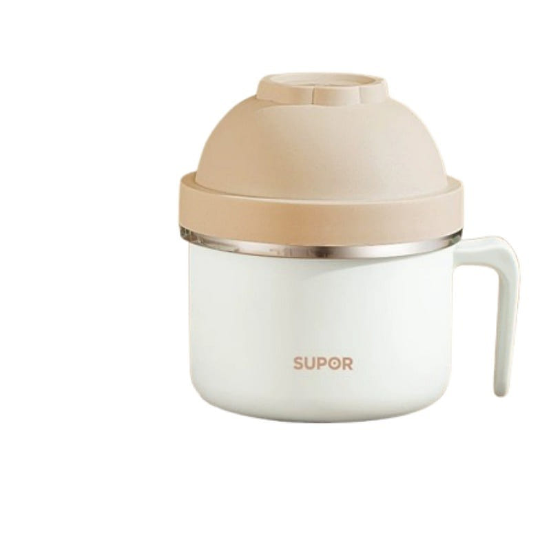 304 Stainless Steel Lunch Box, Raw Cheese Coffee, 1 each