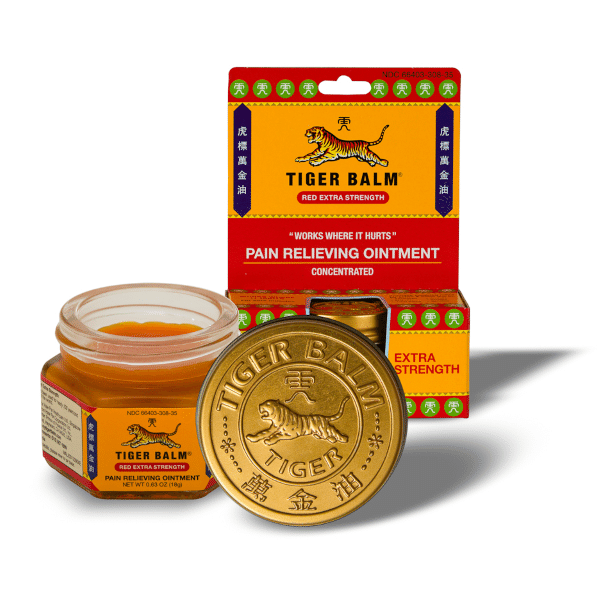 TIGER BALM Red Extra Strength Pain Relieving Ointment (for sore muscles) 18g 1 count
