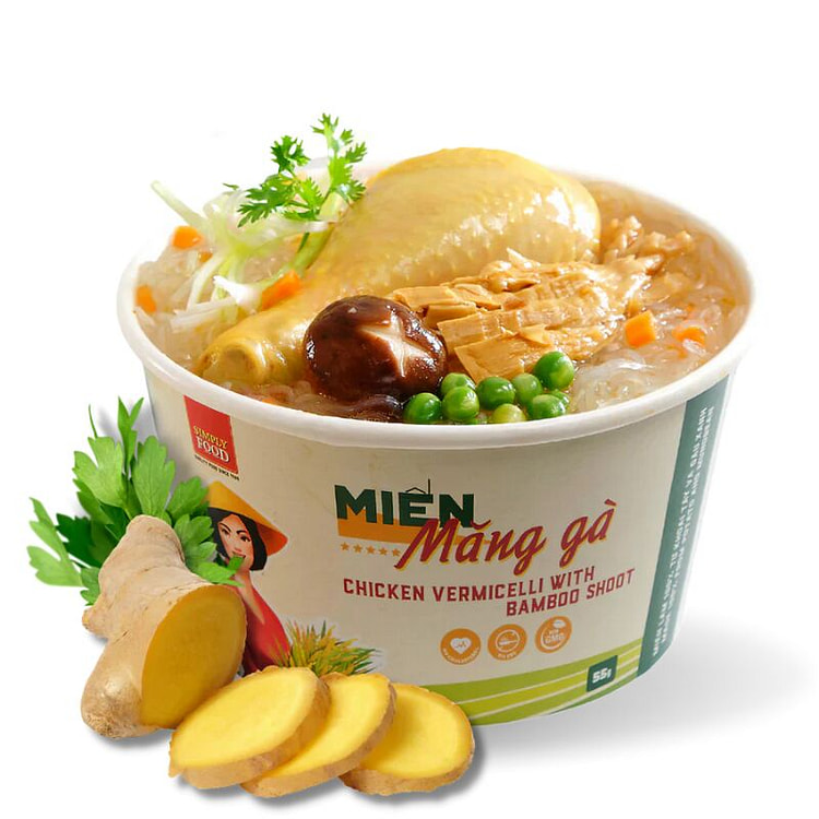 Simply鸡竹笋粉丝(碗)