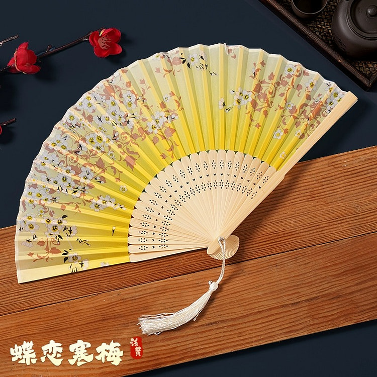 古风扇子折扇 中国风汉服旗袍舞蹈夏日小扇（蝶恋）