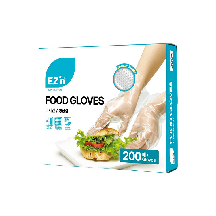 [EZ'N] 韩国高性价比厨房无粉手套200只装 1 份