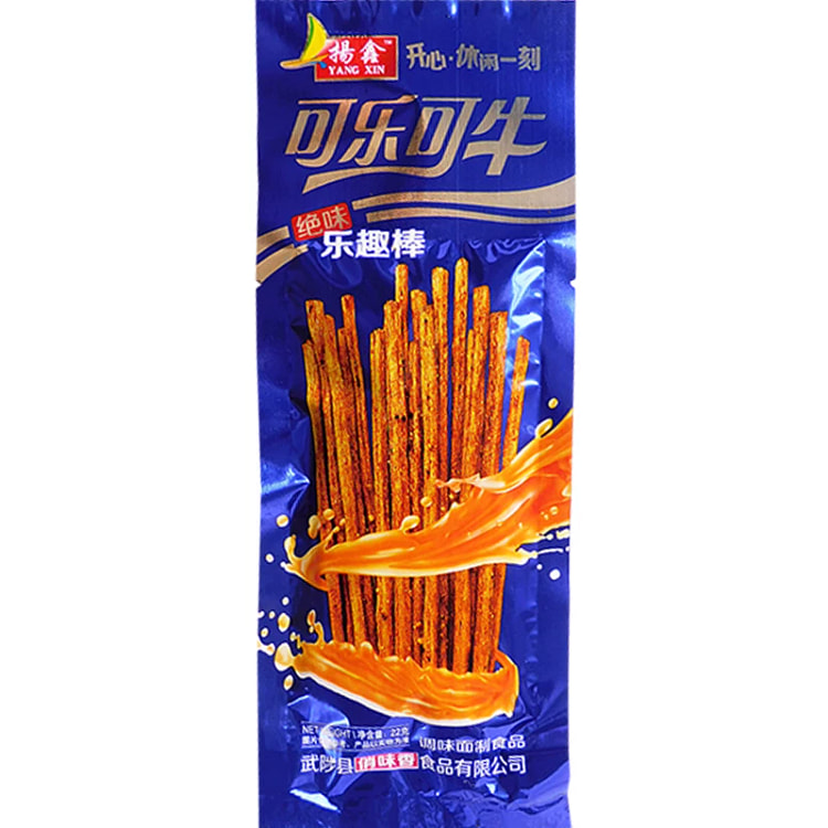 Coca-Cola and Niuniu Spicy Strips 22g*1 bag 22 g