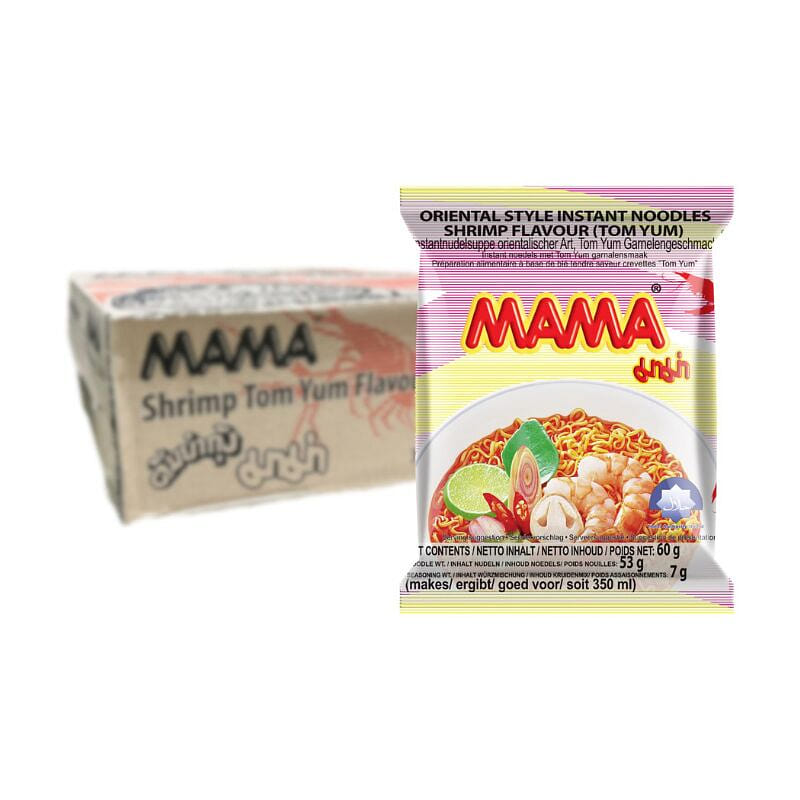 INSTANT NOODLE SHRIMP TOMYUM FLAVOR 1CASE 30 PACKS 63.6 온스