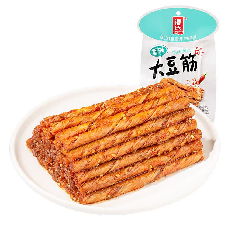 源氏辣条豆干零食 解馋香辣小豆筋 内含10包 300 克