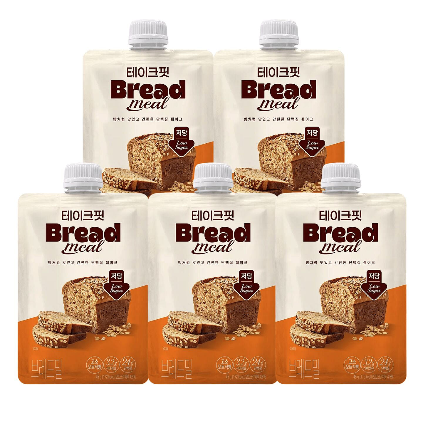 TAKEFIT Bread Meal Savory Oat Bread Protein Shake 5 pack
