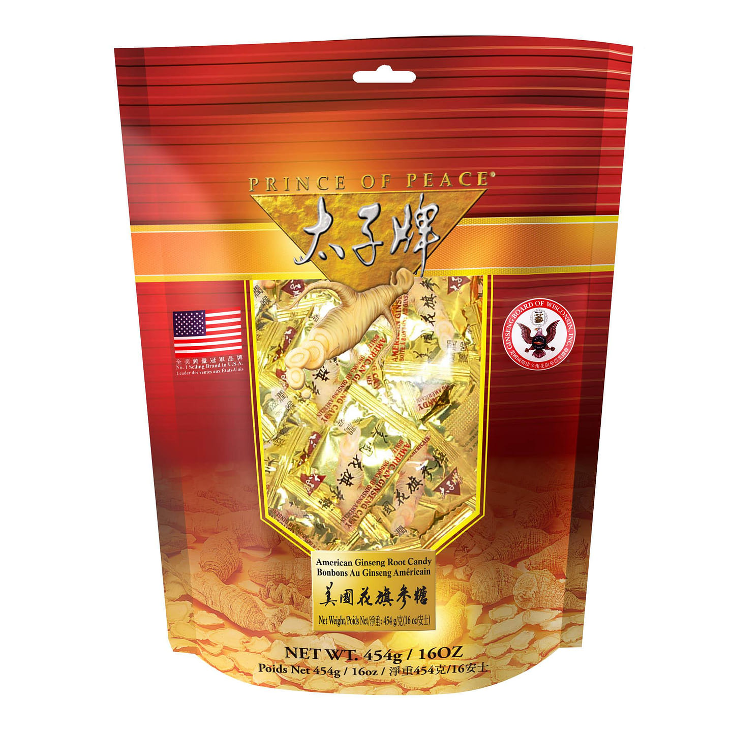 Prince of Peace American Ginseng Root Candy 1 lb