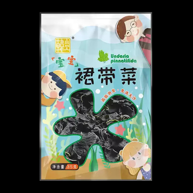 韩小欠 裙带菜干货级专用嫩芽免洗35g/包