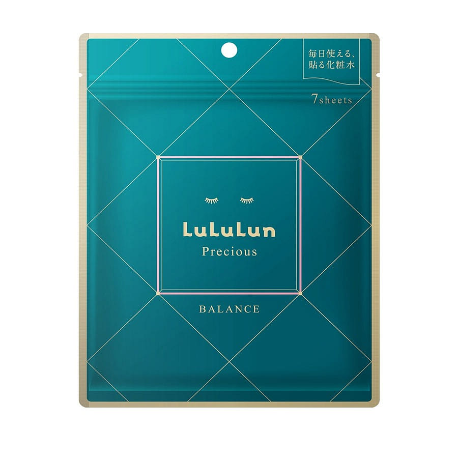 Lululun Precious Green Balanced Face Mask 7pcs/ 1 each