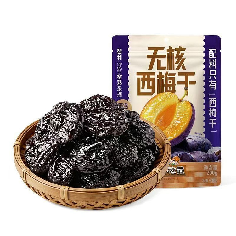 三只松鼠0添加无核西梅干200g*1袋 1 包