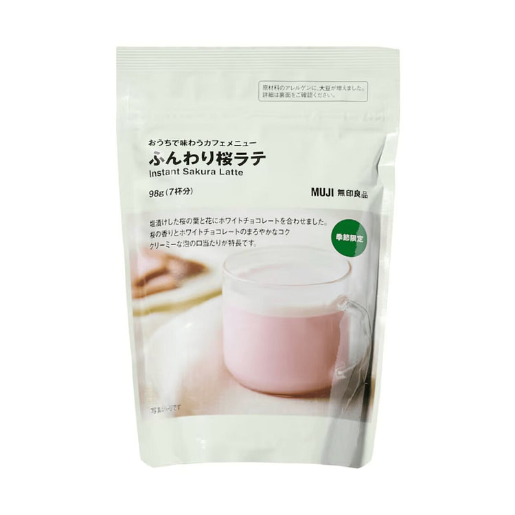 无印良品MUJI樱花速溶拿铁 120 克