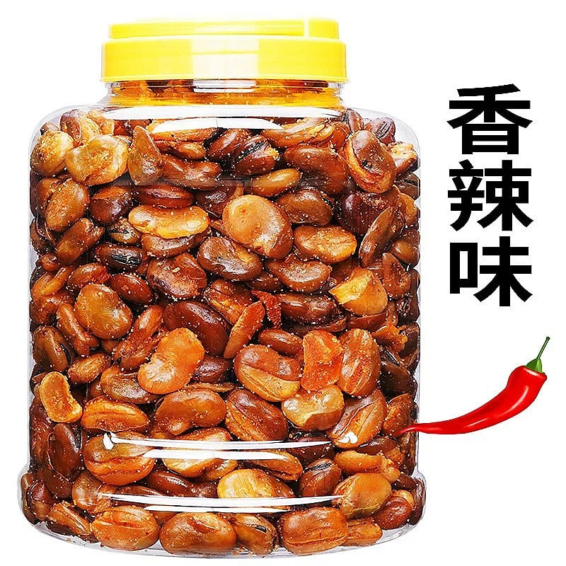 Crunchy and delicious spicy broad beans – 500 gram 1 bottle