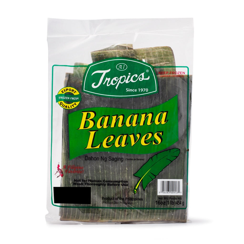 Tropics Banana Leaves, Frozen 1 lb