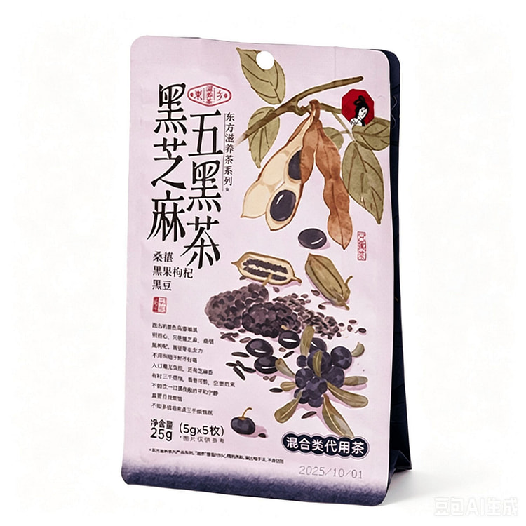 Black Sesame Five-Black Tea / Oriental Nourishing 5 pack